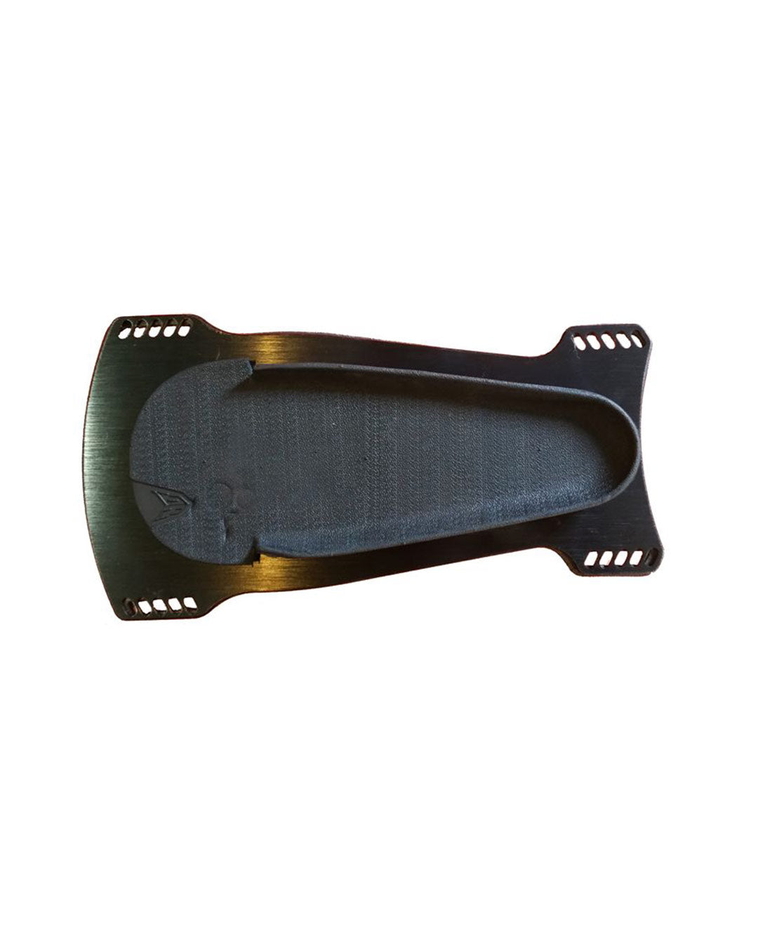 HO Sports black and grey binding adaptor plate on a white background