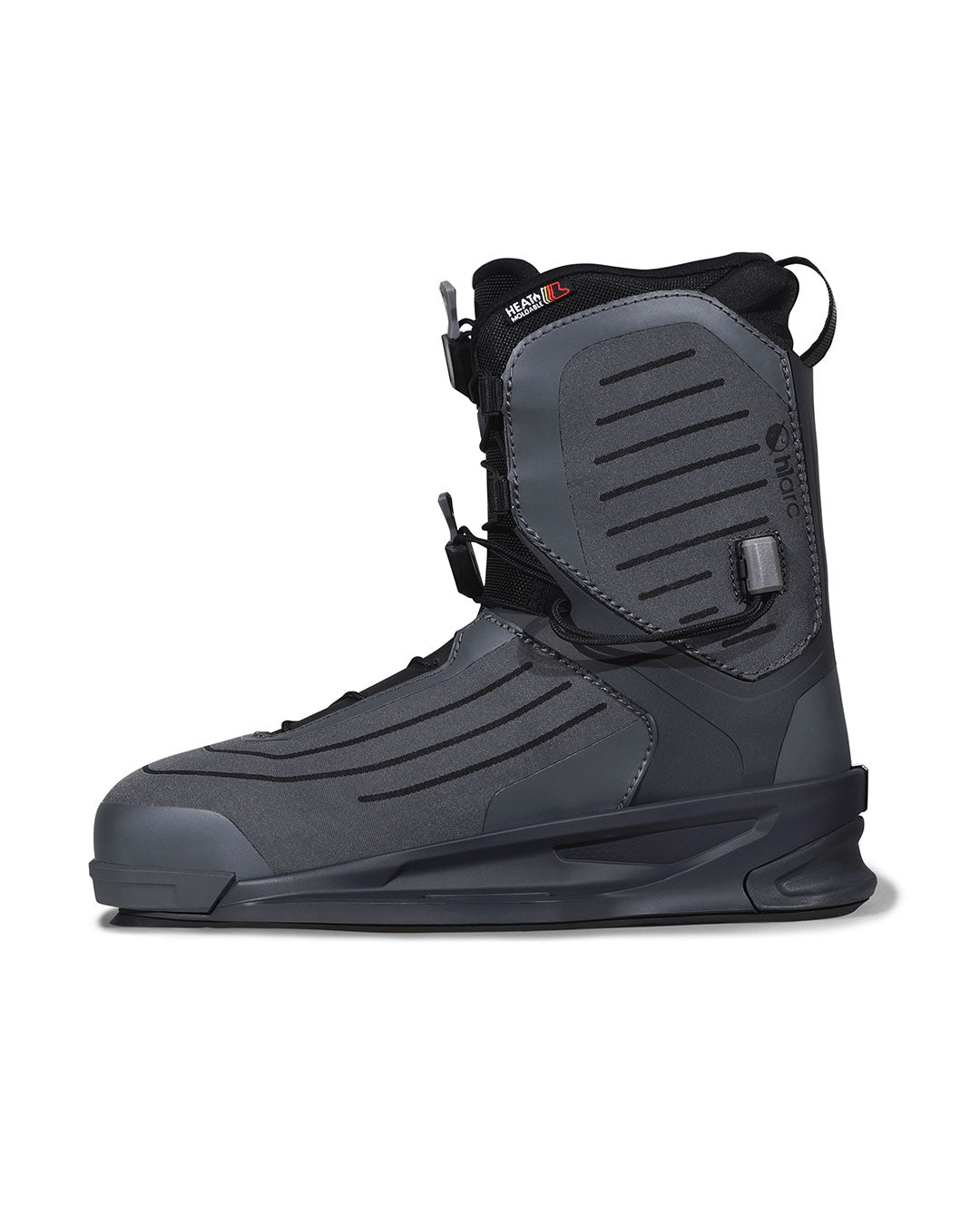 Left side of a Gray Hyperlite boot with 'arc' branding on a white background