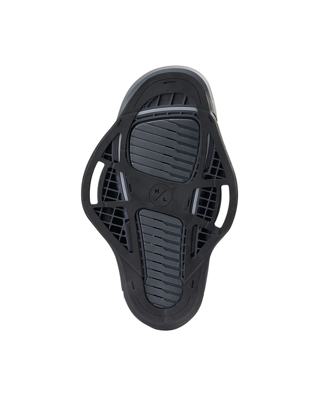 Top view of a Gray Hyperlite boot with 'arc' branding on a white background