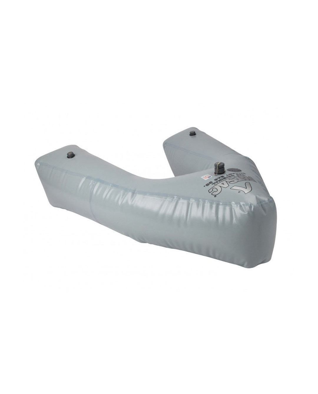Grey Bow Sac with 'fatsac' branding on a white background