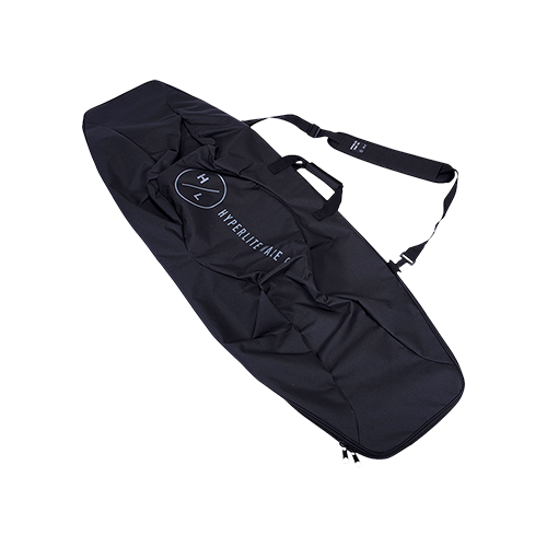 Black wakeboard bag with Hyperlite logo on a white background